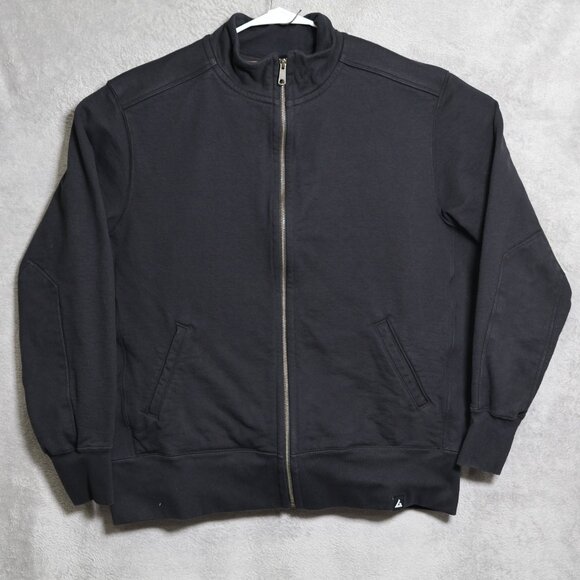 American Giant Jacket Mens Sz 2XL Black Full Zip Cotton Heavyweight Made In USA - Picture 1 of 13
